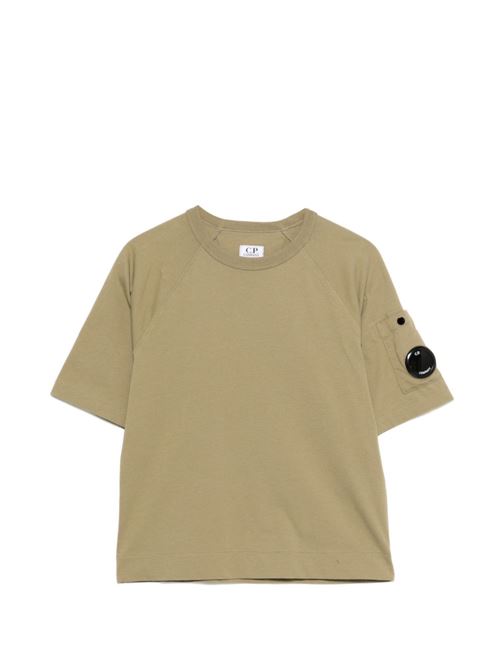 T-shirt bambino CP Company bianca a manica corta CP COMPANY kids | CMM00RLAA1710135
